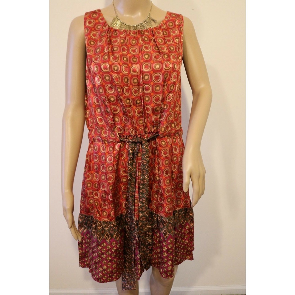 NWT, Anna Sui for Anthropologie, Fiery Tiers Dress, Size 12